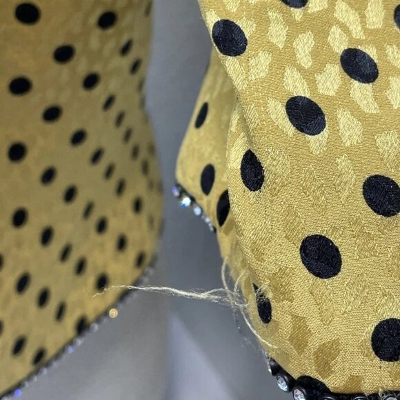 Diane Dickinson Women’s Vintage Polka Dot Blouse – Yellow – Size 14 - Picture 7 of 12